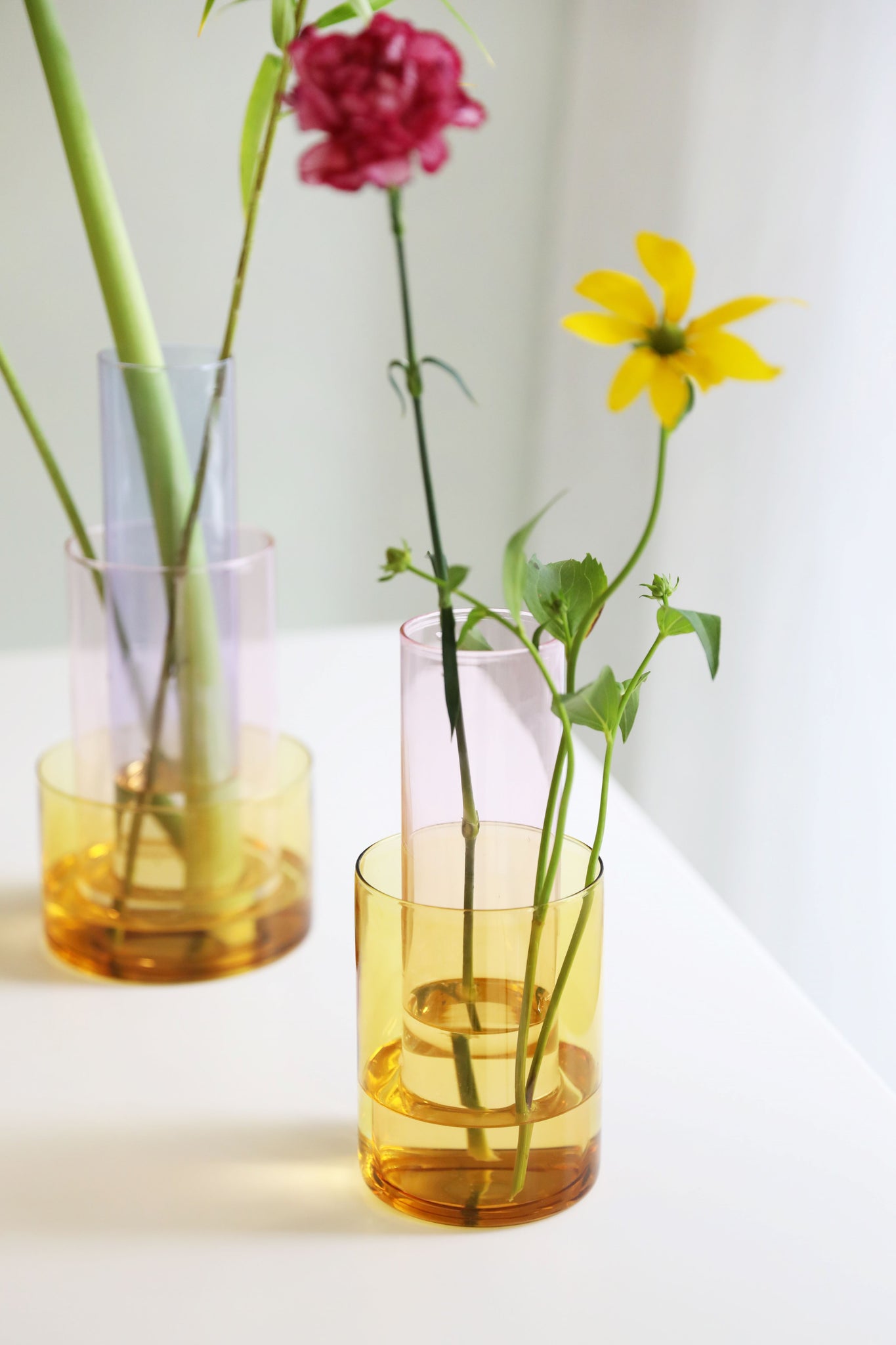 Vase Amphi Yellow Small
