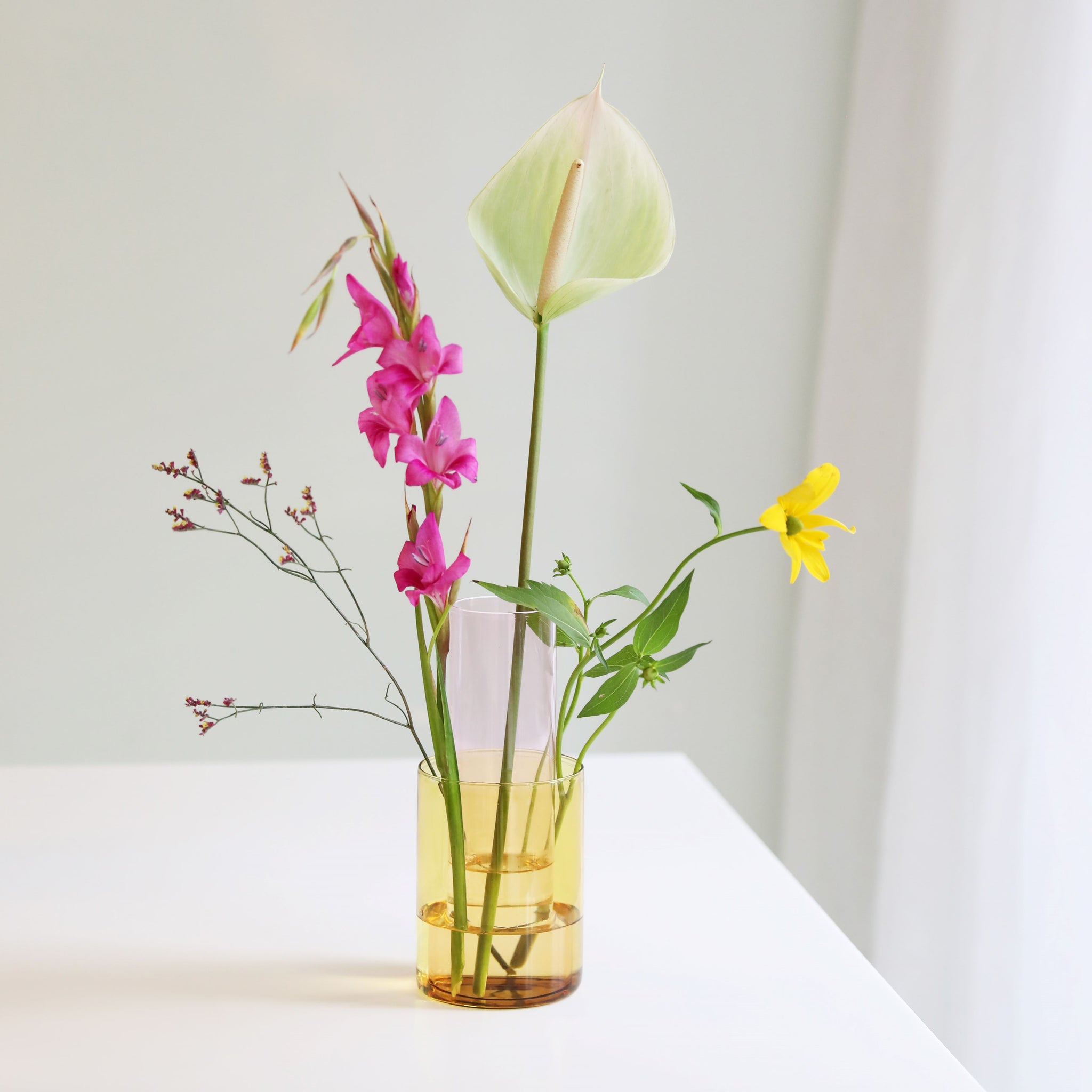 Vase Amphi Yellow Small