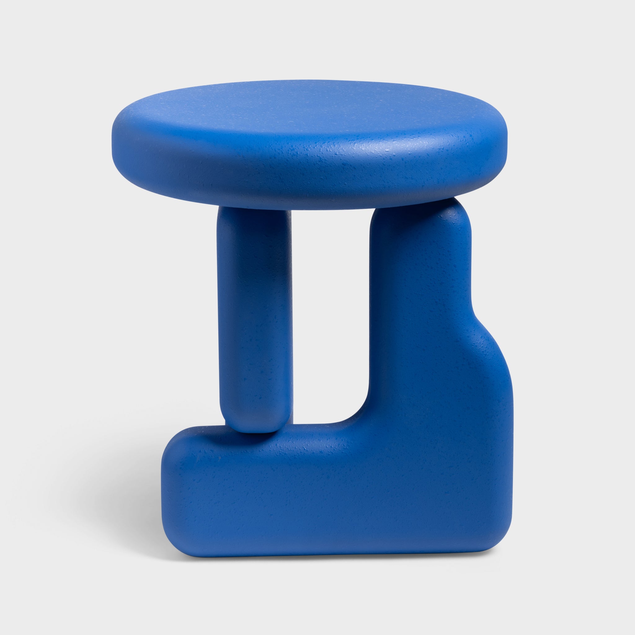 Side table Plot blue