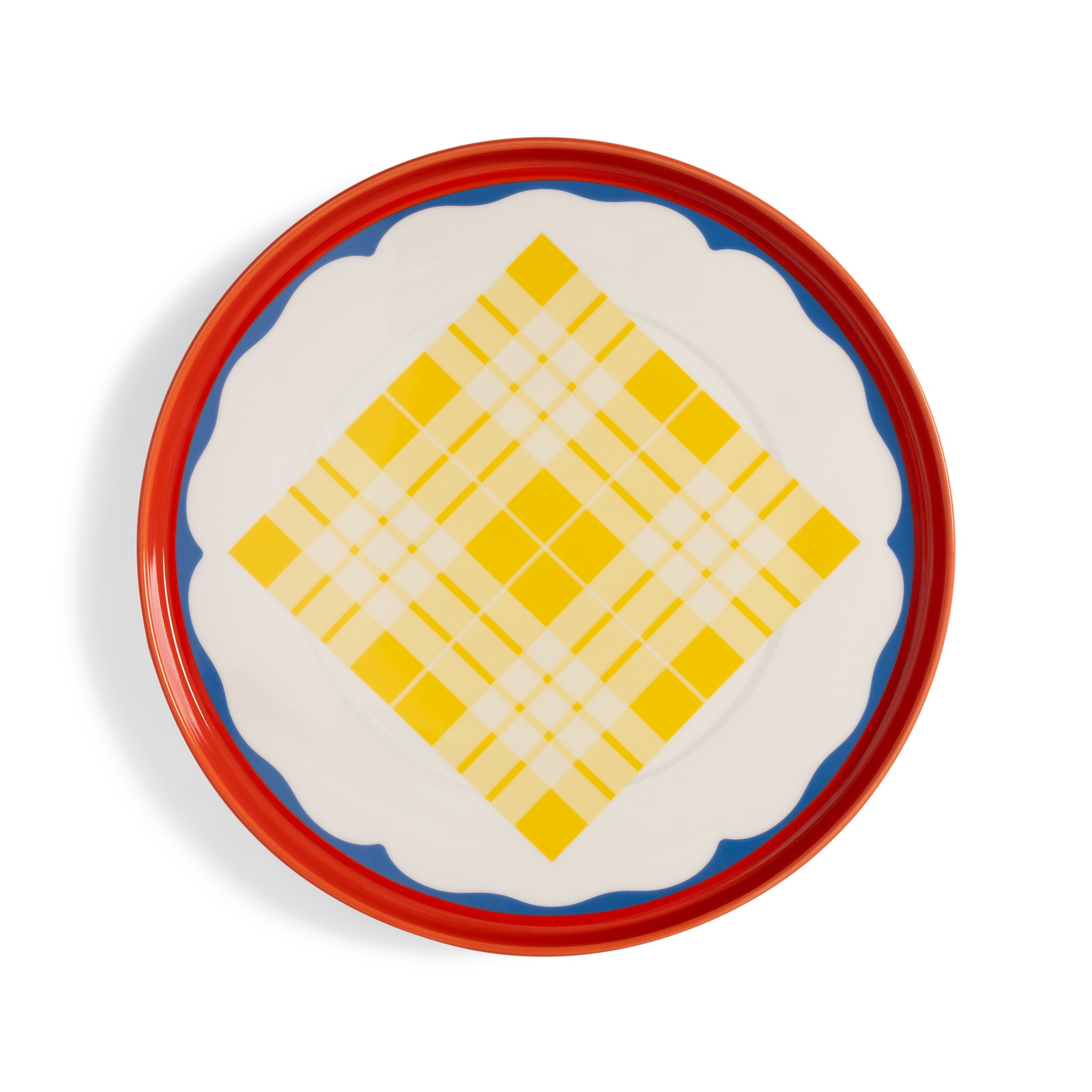 Plate Daydream wave red
