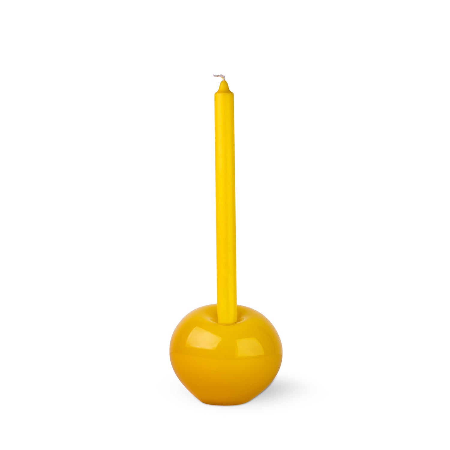 Candleholder Atol small yellow
