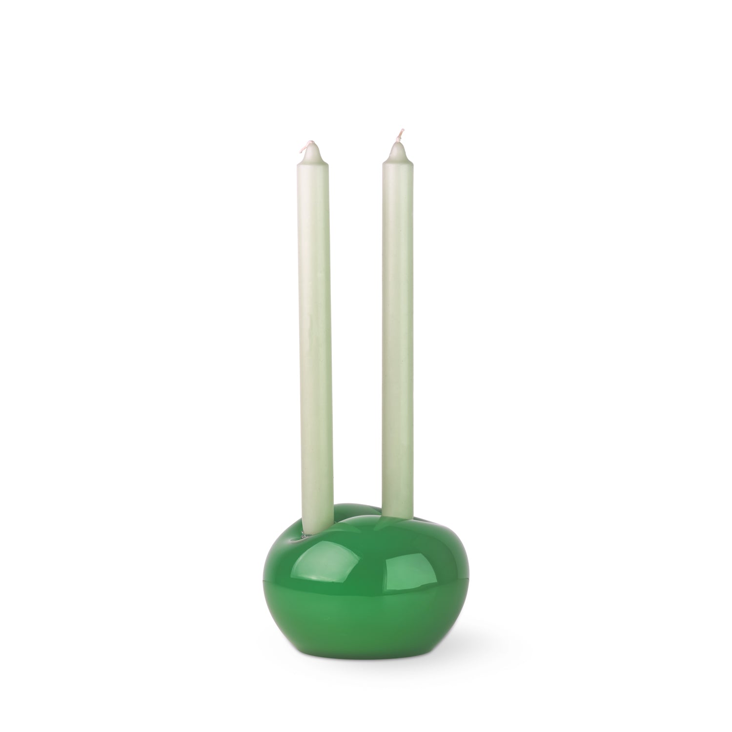 Candleholder Atol large green