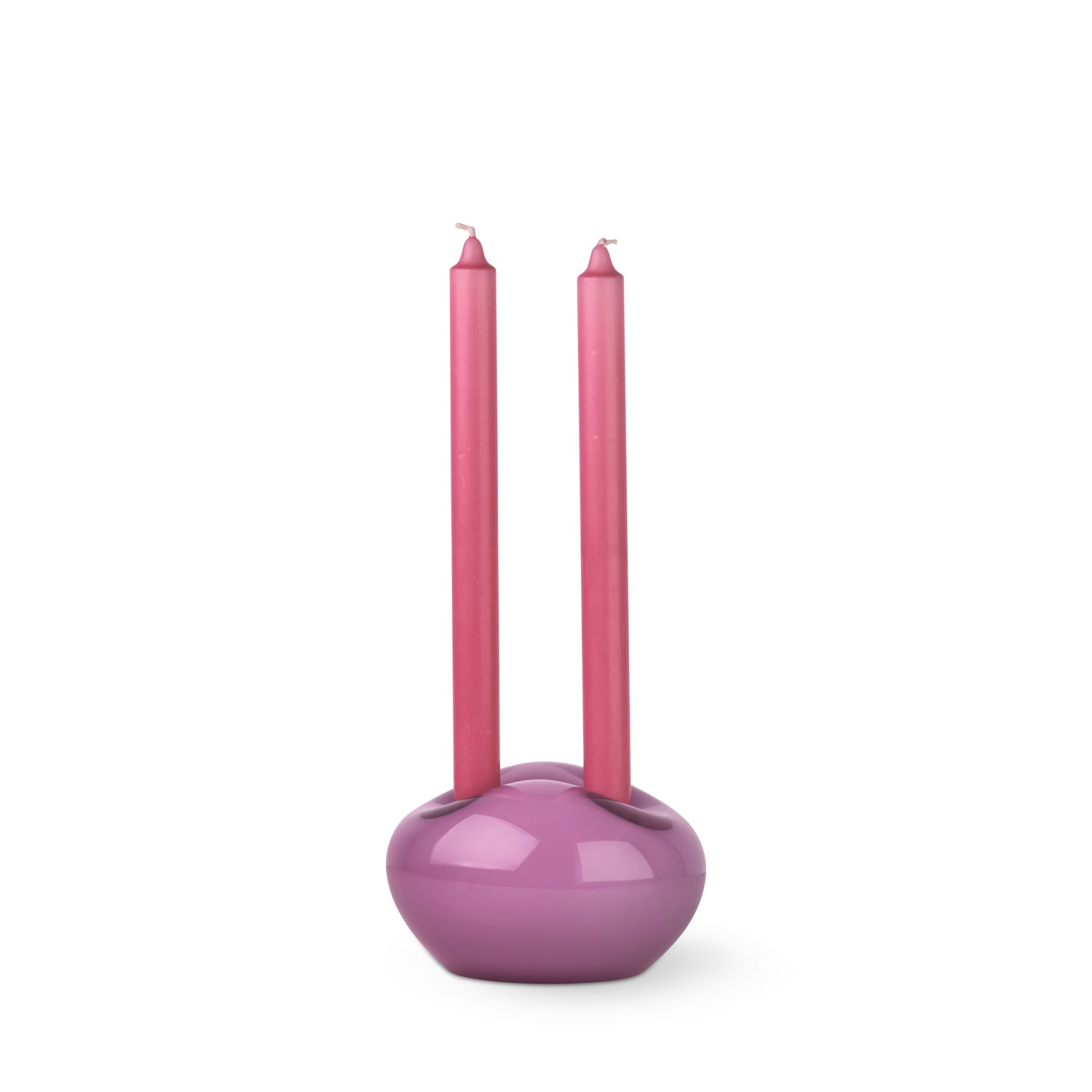 Candleholder Atol large pink